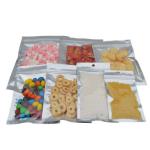 Clear One Side Zipper BOPP Food Packing Pouches