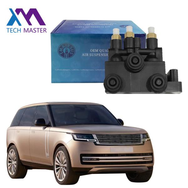 Front Air Suspension Solenoid Valve Block LR070245 LR037081 For Land Rover L405