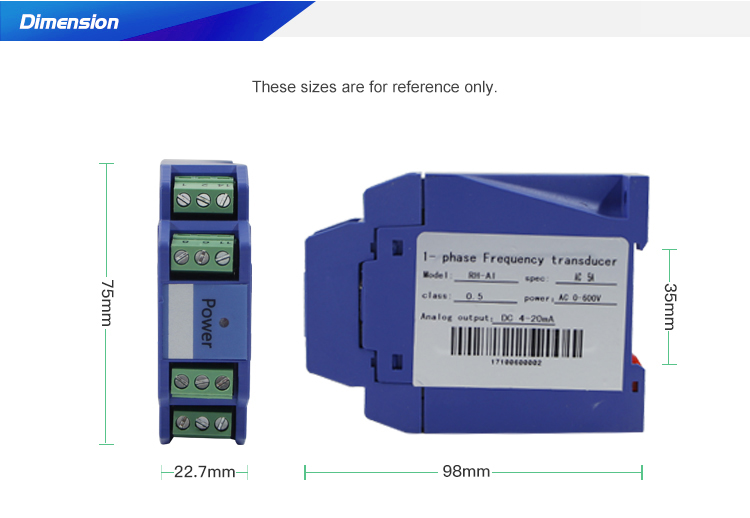 Low Price Guaranteed Quality Din-rail Piezoelectric Current Pressure Transducer