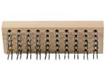 Angled Flat Steel Wire Heavy Duty Super Saver Grill Brush Replacement Head with