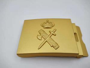 Quality Electroplating Annual Design Golden Army Belt Buckles wholesale