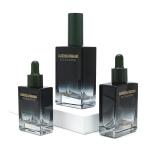 Serum Glass Essential Oil Dropper Bottle 100ml Square Shape
