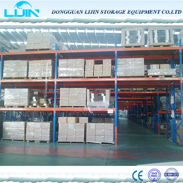 Cargo Storage Heavy Duty Pallet Racks , Customized Industrial Metal Shelving