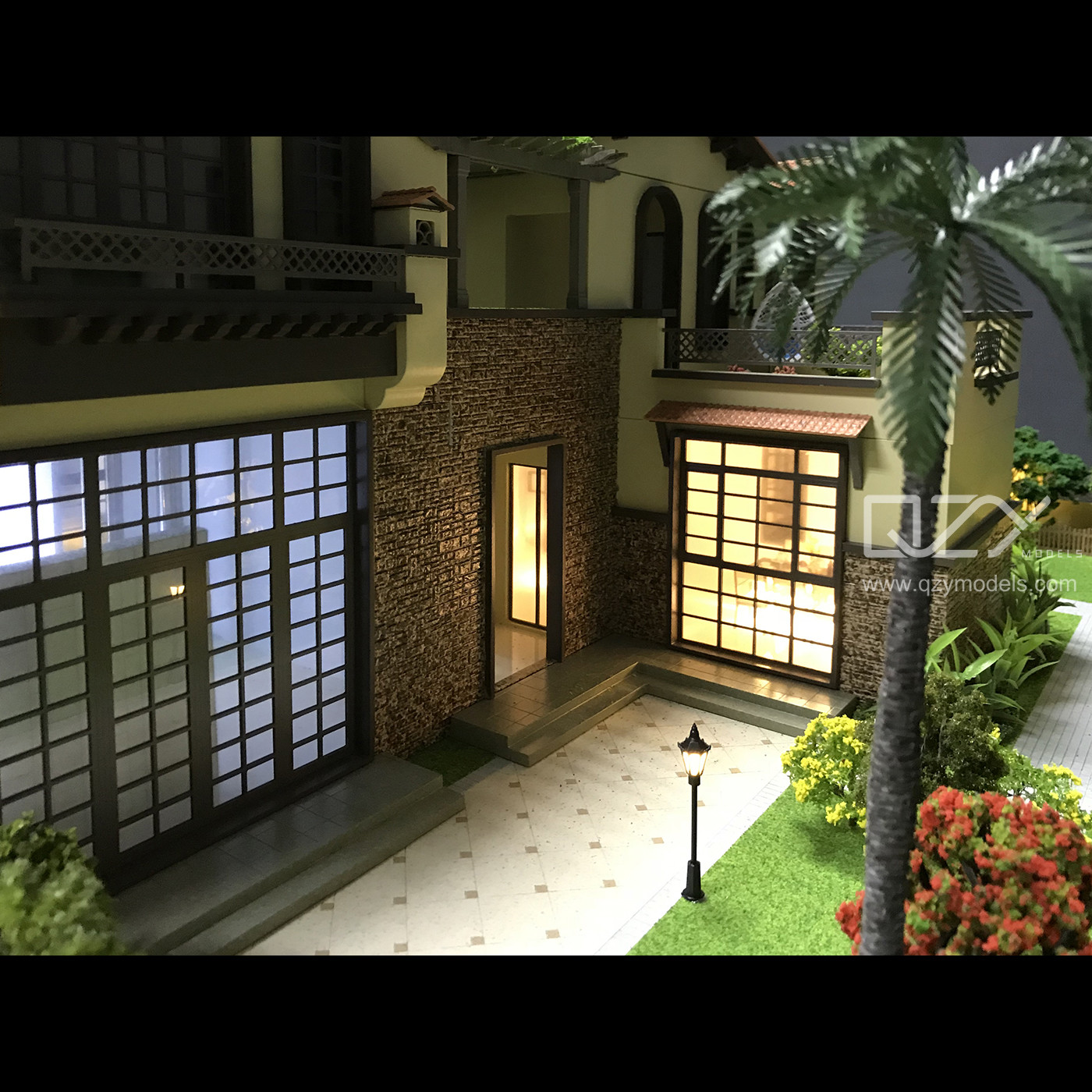 OEM Modern Residential Architectural Models 1/25 Villa Interior Design