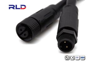 Quality Nylon PA66 Material 3 Pin LED Connectors , Waterproof Power Cord Connector wholesale