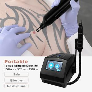 Quality Carbon Peeling Skin Whitening Q Switched Nd Yag Laser Machine Eyebrow Tattoo Removal Device wholesale