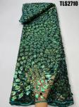 Senegal/ghana Lace for Dress Fashion Organza Lace Sequins Mesh African Lace