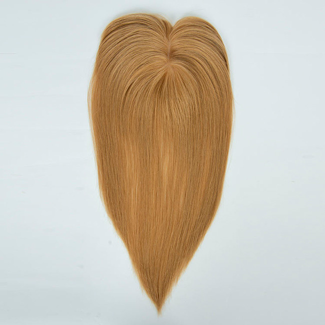 Natural Real Remy Mono Thin Women'S Toupee Wigs Human Hair With Bangs