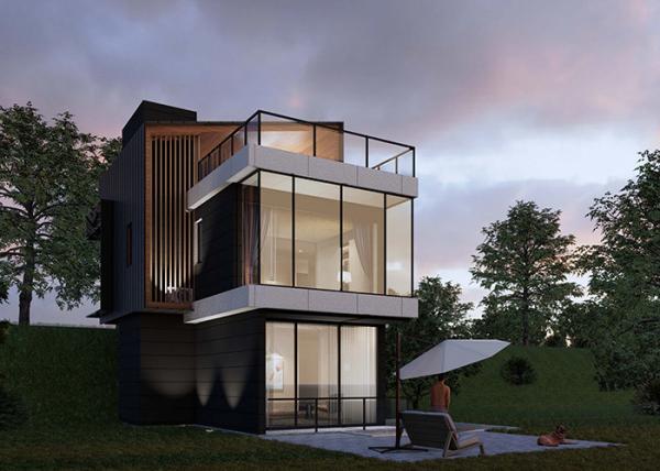 AS/NZS/USA Standard Prefab Light Steel Frame House For Living Luxury Modular