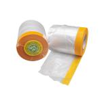 Pre Taped Masking Film Floor Paint Shield Moving Protective Car Plastic