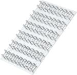 Silver White Wood Stud Roof Truss Timber Connectors Nail Flat Mending Plates