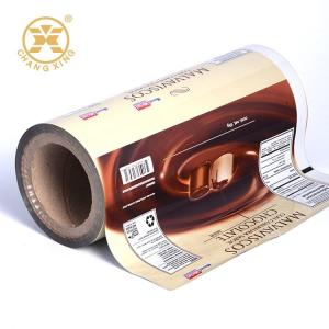Quality BOPP Coffee Tea Milk Plastic Roll For Food Packaging Opaque Heat Seal Laminating Film wholesale