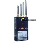 4 Channels 2w 4G 3G DCS GSM Black Portable Mobile Signal Jammer Blocker Isolator
