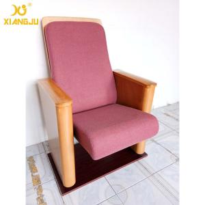 Quality Customized Metal Floor Mounted Polywood Stand Theater Chairs For Church Halls wholesale