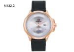 BARIHO Men's Quartz Watch With Gift Box Leather Band Jewelry Watch M132