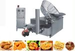 PLC Control Commercial Gas Deep Fryer , Stainless Steel Potato Chips Industrial