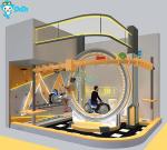 Carnival Equipment Rides 360 Degree Manpower Flying Bike Backyard Amusement Park