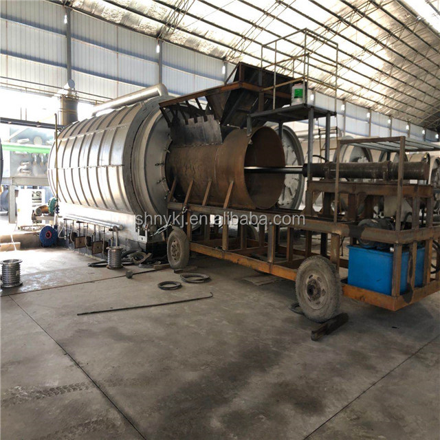 Q245R Boiler Steel Reactor Material Waste Tyre Pyrolysis Plant for Diesel Production
