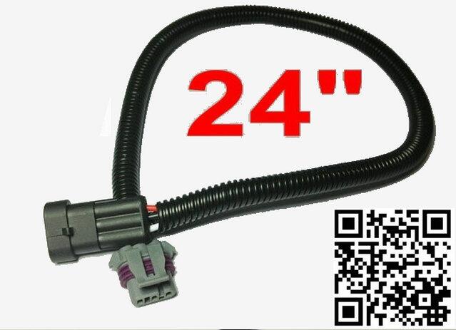longyue 10pcs/unit LS1/LS6 to LS2/L76 MAP Sensor Extension Adapter Wiring Harness 24"
