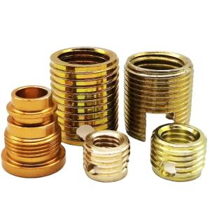 Quality OEM Precision CNC Machining Parts , Zinc Plated M5 Brass Inserts wholesale