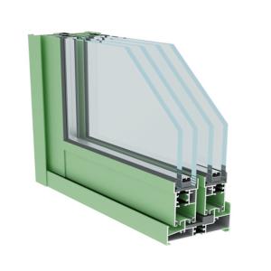 Quality 3-6m Aluminum Sliding Windows Profile Extrusion Powder Coating wholesale