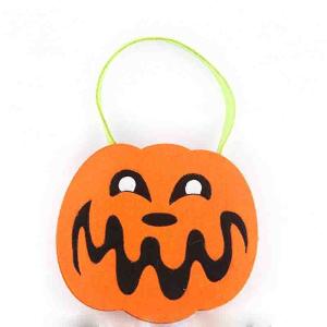 Quality Eco Friendly 25*42cm Halloween Felt Candy Bag With Handle wholesale