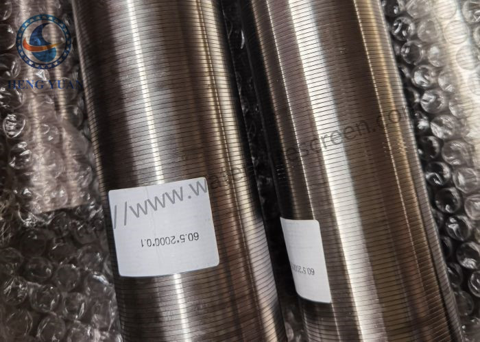 Ss 316l 60.4mm Diameter Wedge Wire Screen Tube 0.4mm Slot
