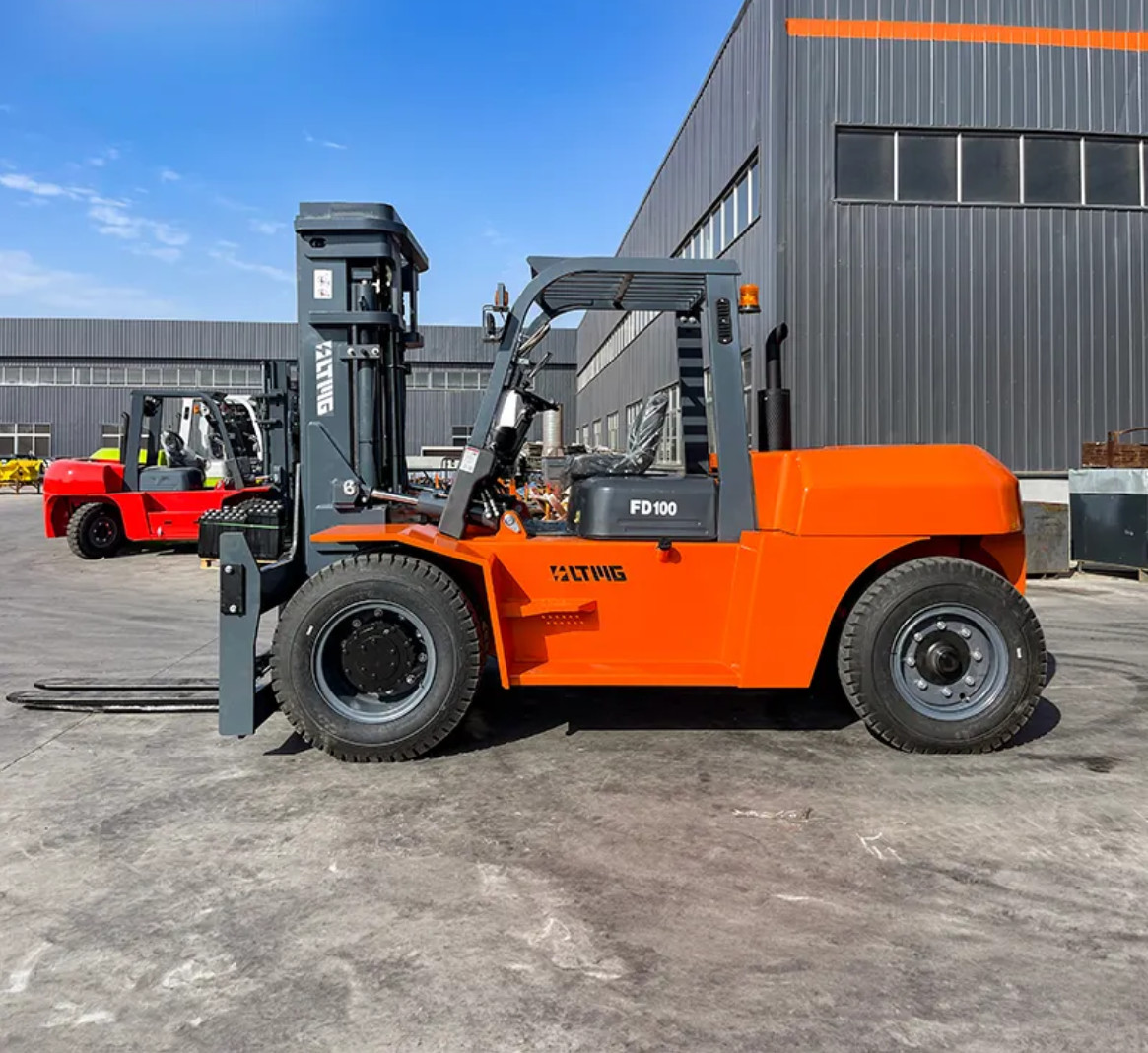Carretilla Elevadora 10 Ton 12ton 15ton 16ton Heavy Duty Forklift With Fork Positioner
