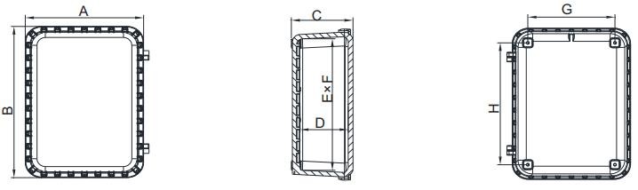 IP65 ABS Ex Proof Box For Outdoor Indoor Electronic Equipment
