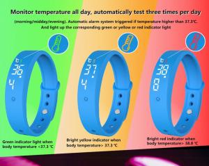 Quality Heathy Body Temperature Wristband / Bracelet Control Body Temperature wholesale