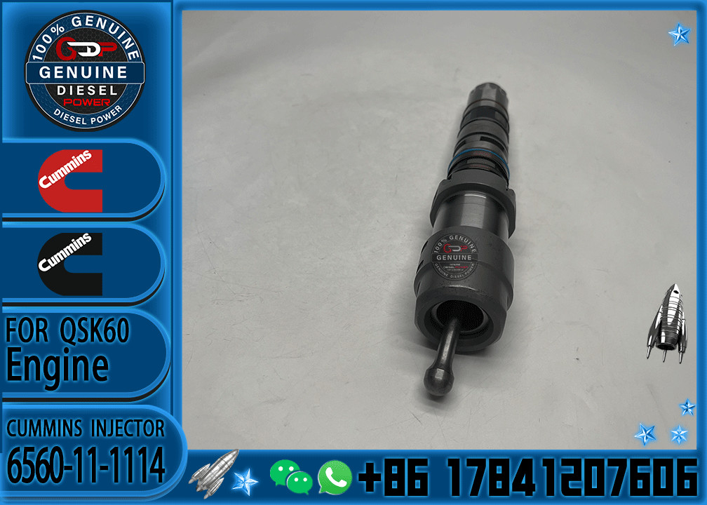 PC1250-7 ASS6D170E QSK23 QSK60 Diesel Engine Part Fuel Injector 6560-11-1114 4326780 4088431 4326781 4902828 P4902827