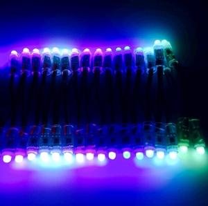 Quality 50pcs 12mm WS2811 IC Round LED Pixel Module Exposed Light RGB Color String wholesale