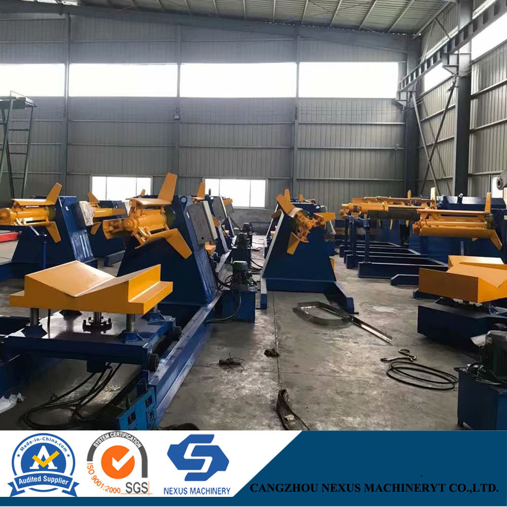 5 Tons Automatic Hydraulic Decoiler with Coil Car