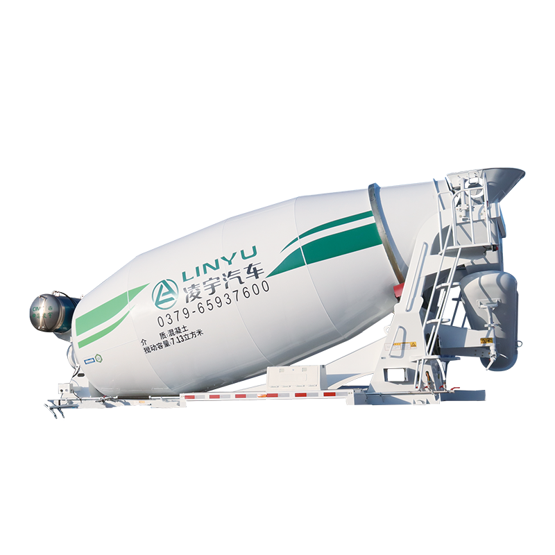 Mixing with CIMC LINYU 16cbm Electric Self Loading Mobile Concrete Cement Mixer Truck