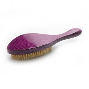 Quality Natural Beech Wooden Premium Wave Brush With Boar Bristle / Nylon wholesale