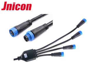 Quality 4 Way Y Shape Outdoor Lighting Cable Connectors Male Female 2 Pin For LED Equipment wholesale