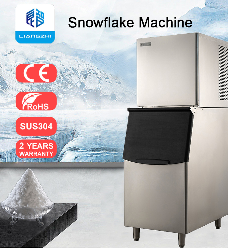 Embraco Compressor LZ-500 Ice Making Machine Snow Flake Ice Shave Machine for 220Kg 24Hours