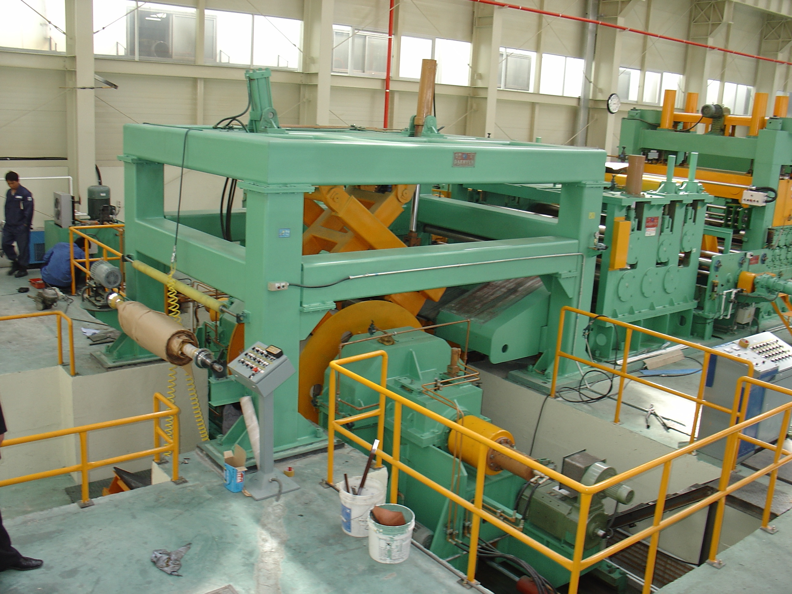 1-13mm Material Thickness Sheet Metal Uncoiling and Leveling Shearing Production Line