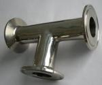 1.25mm ,1.5mm Unstadard 304 Stainless Steel Sanitary Fittings Clamp Tee，SUS 304