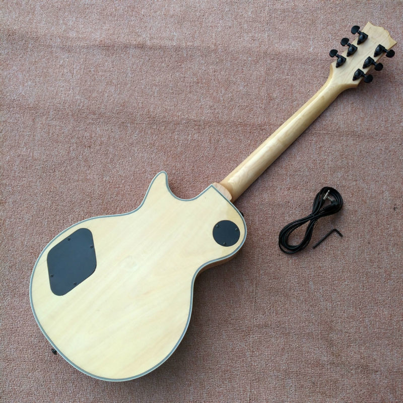 Custom Shop Wooden Solid spalted tree wood Electric Guitar Top Musical instruments