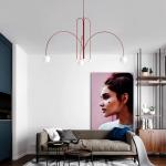 Modern Designer Glass Ball Chandelier Lighting For Living Room/Bedroom/Office