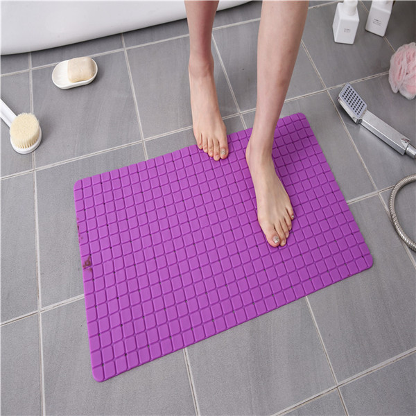 Bathroom Usage Pvc waterproof non slip Solid bath shower tub mat