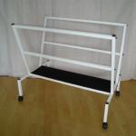V - Shape Metal Oil Painting Frame Office Display Shelves Arts Bin Storage Stand