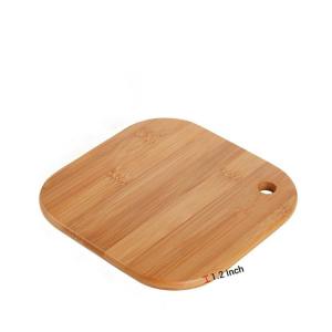 Quality Handmade Vegetable 20x20x3cm Mini Bamboo Cutting Board For Children wholesale