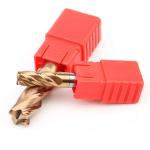 HRC55 Round Corner Radius End Mill Groove Long Neck 4mm Milling Tool