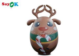 Quality 10ft Christmas Decoration Outdoor Air Inflatable Elk Wapiti Deer Mascot Cartoon wholesale