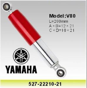 Quality Yamaha V80 Motorcycle Shock Absorber 527-22210-21 , Motor Rear Shocks , Red Color wholesale