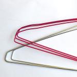 Long Lasting 16" Stainless Steel Wire Hanger Supermarket Powder Coated Strong