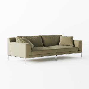 Quality Green Leather Office Sofa Set PU Leather Furniture Modern Sofa wholesale