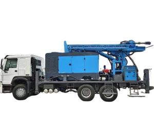 Quality 450m Depth Hydraulic Water Well Drilling Rig Truck 266HP Load Vehicle Engine wholesale